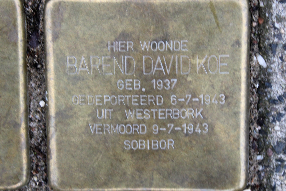 Stolpersteine Iepenstraat 3 #6