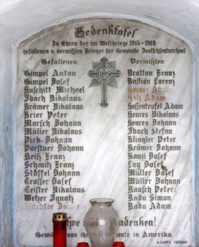Oorlogsmonument Sânmihaiu German #1