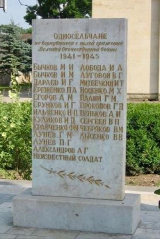 Monument Tweede Wereldoorlog Konstantinovskaya