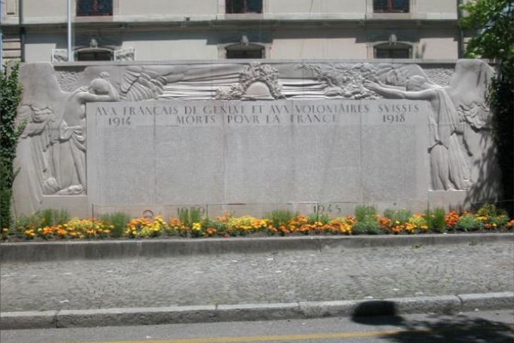 Monument Eerste Wereldoorlog Geneve