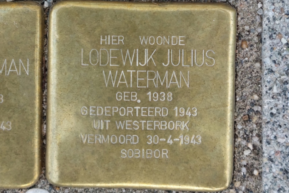 Stolpersteine Erasmusstraat 25b #5