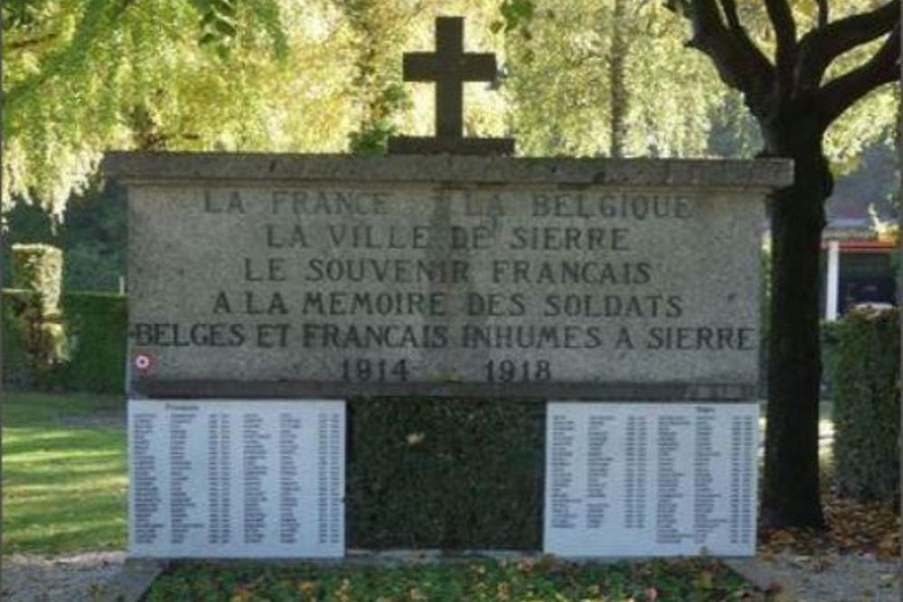 Memorial French and Belgian Soldiers Sierre #1