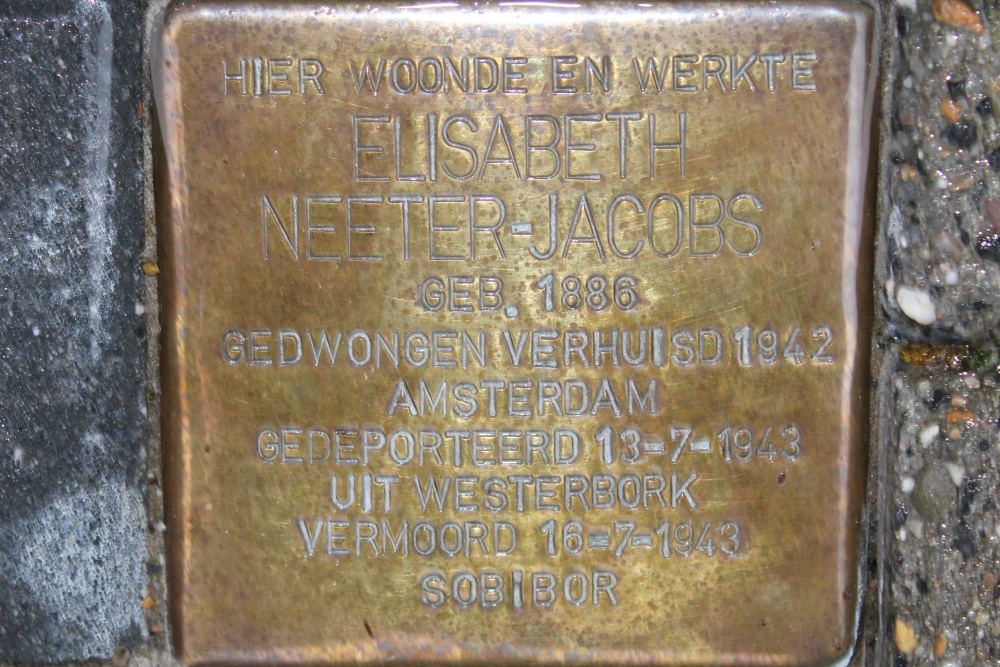 Stolpersteine Anemonenstraat 23 #3