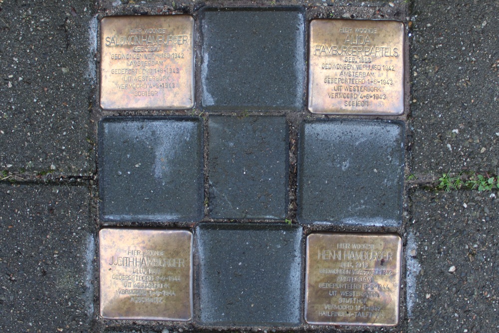 Stolpersteine Huygensstraat 10 #1