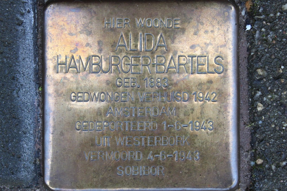 Stolpersteine Huygensstraat 10 #3