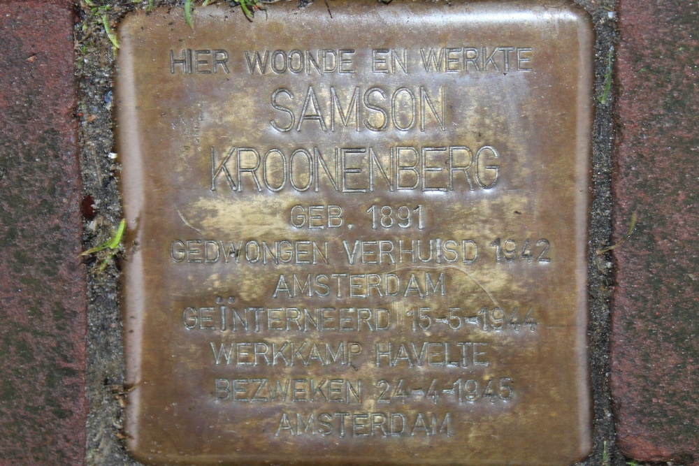 Stumbling Stone Prins Hendrikstraat 132 #1