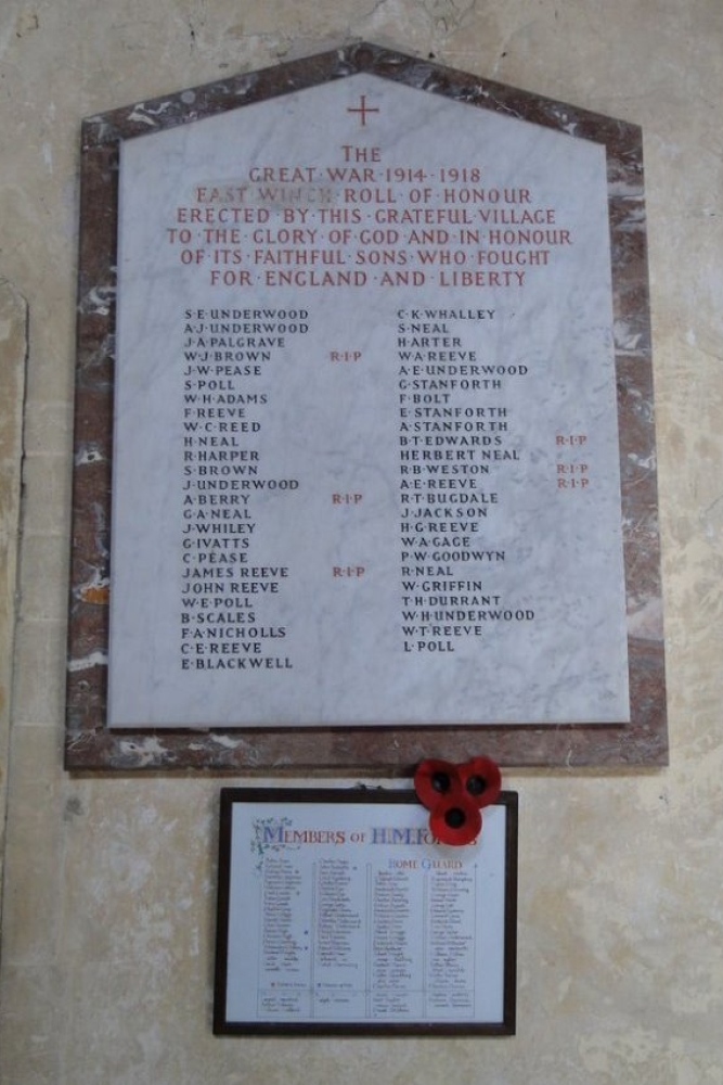 Oorlogsmonument All Saints Church