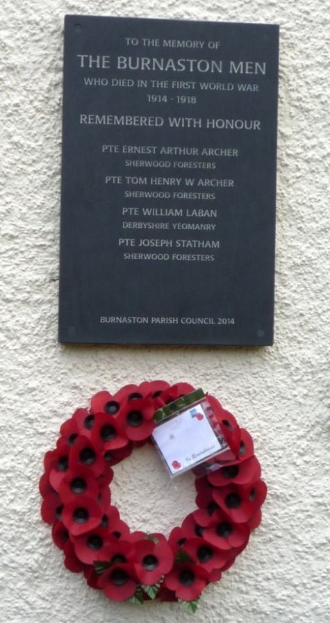 Oorlogsmonument Burnaston