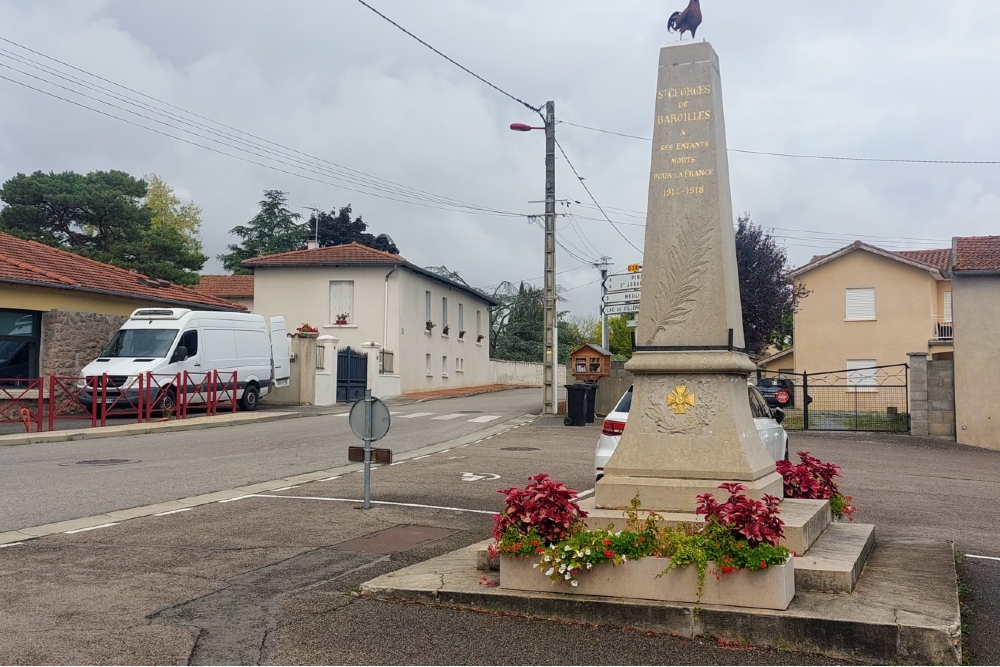 Oorlogsmonument Saint-Georges-de-Baroille