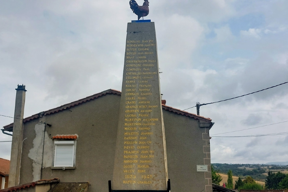 Oorlogsmonument Saint-Georges-de-Baroille #4
