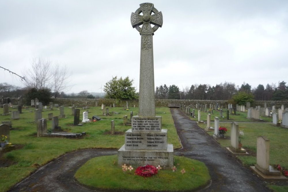 Oorlogsmonument Snods Edge