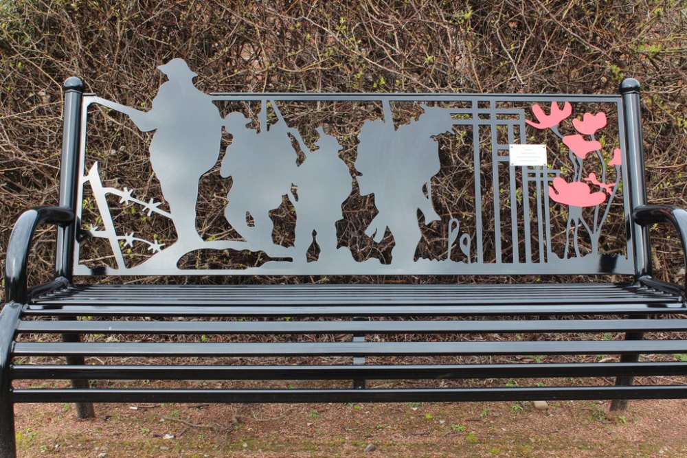 Herdenkingsbank Eerste Wereldoorlog Ardrossan #1