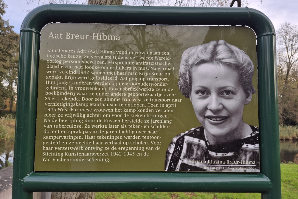 Herdenkingsborden Slotermeer Aat Breur-Hibmabrug #1