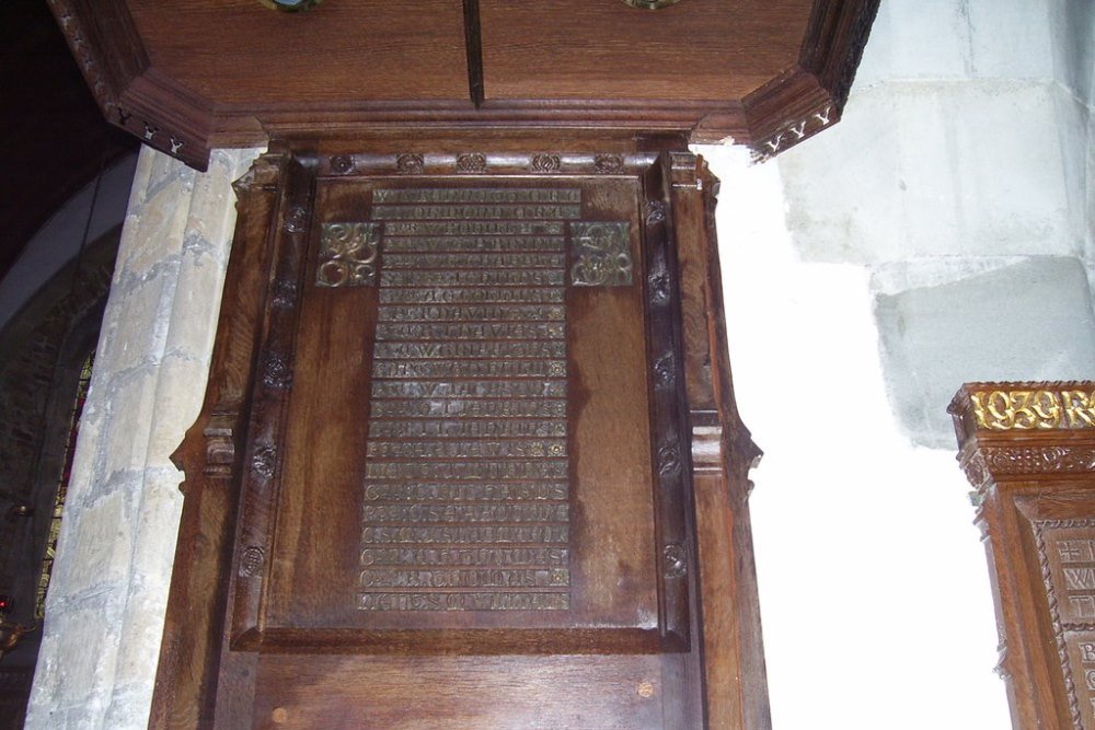 World War I Memorial St. Issells Church #1