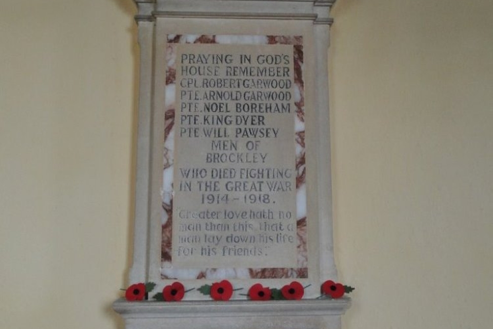 War Memorial Brockley #1