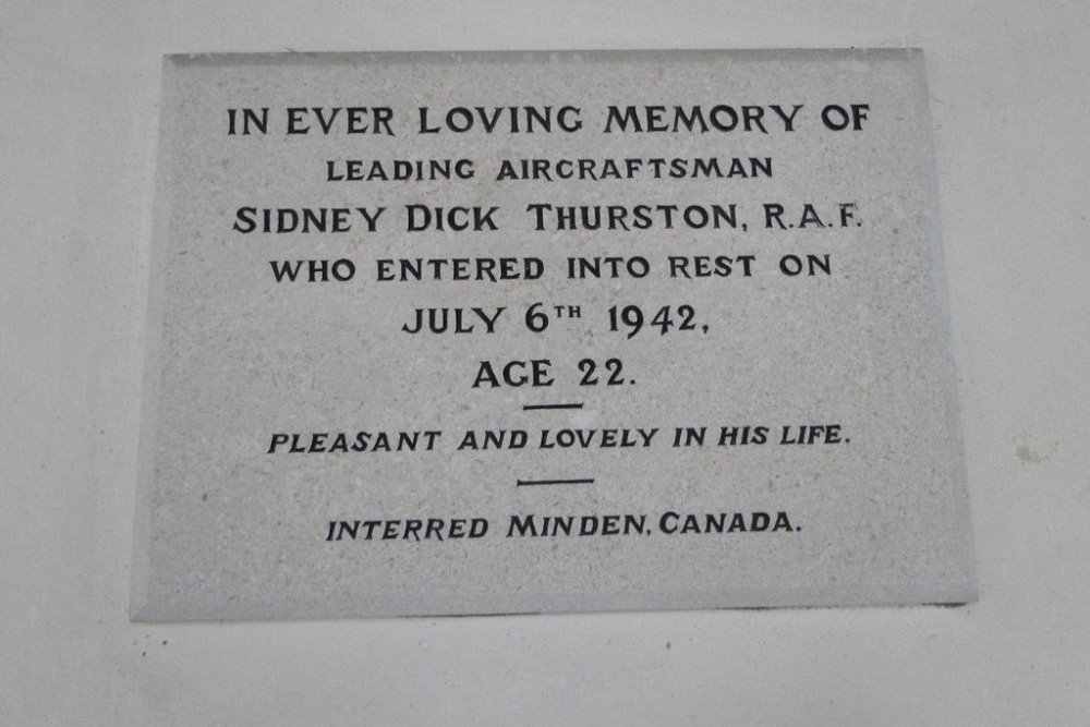 Plaquette Sidney Dick Thurston #1