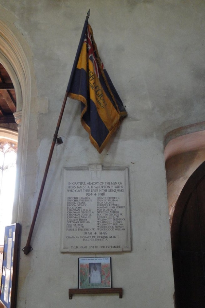 War Memorial Horsham St. Faith and Newton St..Faith #1