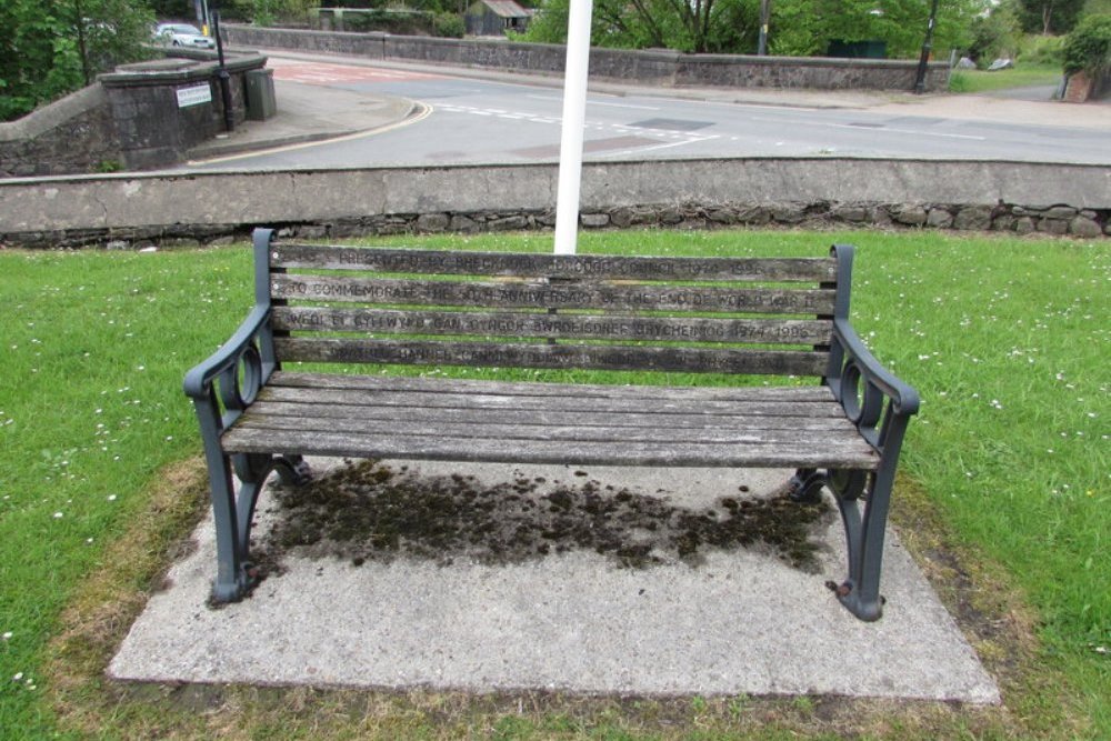 World War II Memorial Seat Ystradgynlais