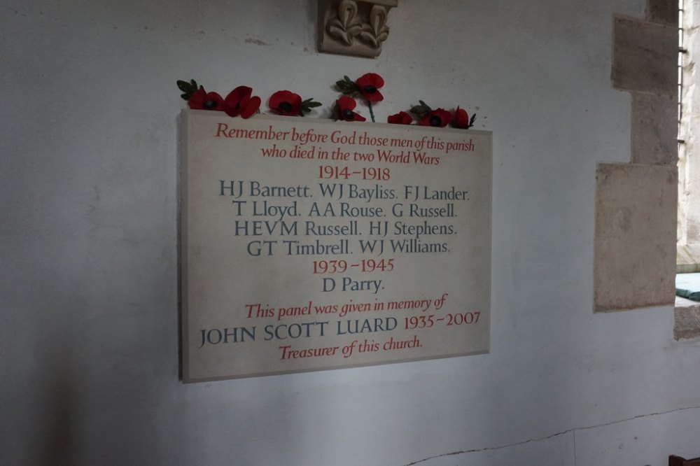 War Memorial St. James Church #1