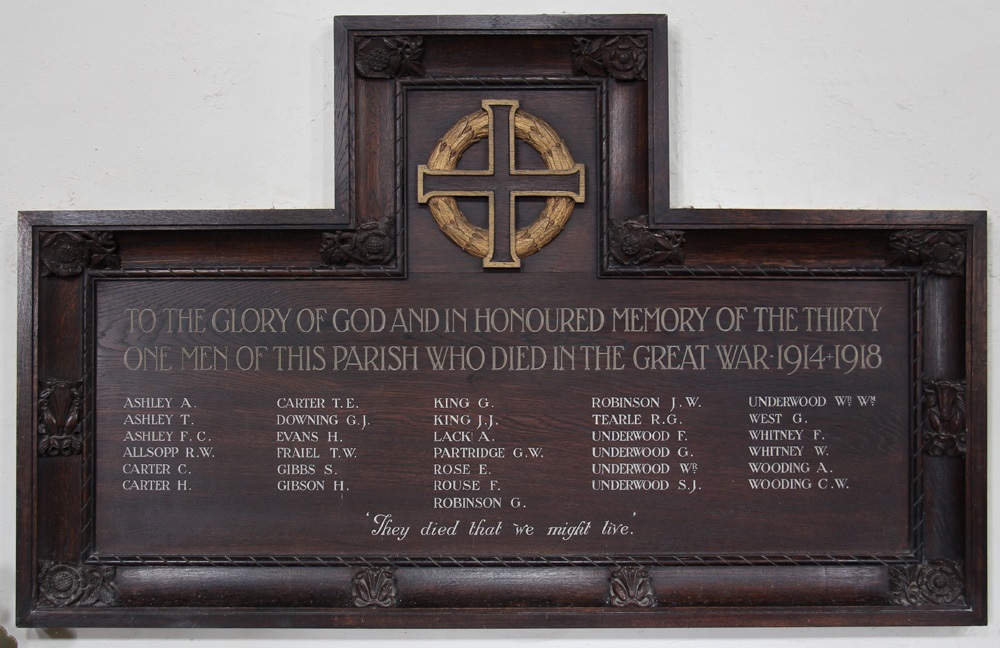 Oorlogsmonument St. Andrew Church