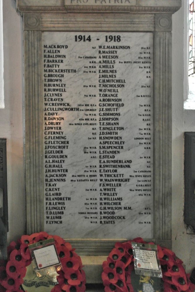 World War I Memorial St. Peter Church #1