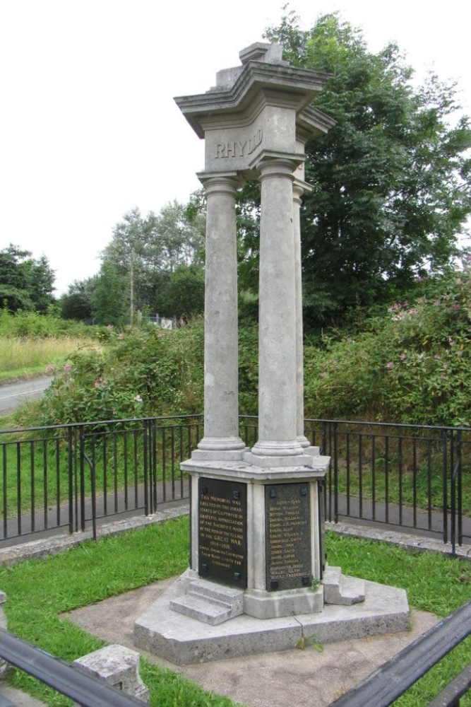 Oorlogsmonument Cilfynydd