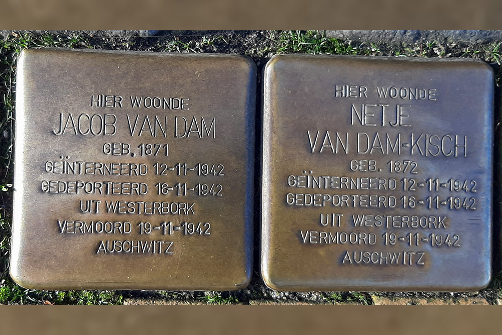 Stolpersteine Folkingestraat 27 #1