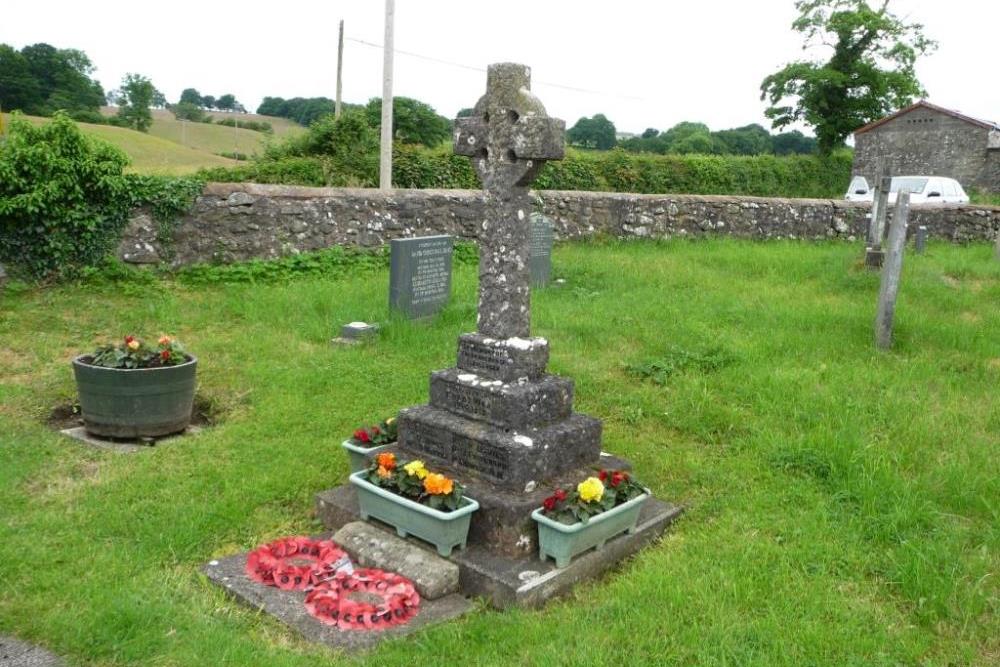 Oorlogsmonument Llanllugan #1