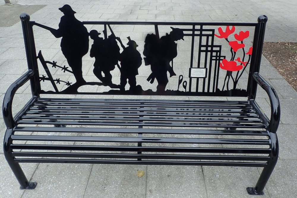 Herdenkingsbank Eerste Wereldoorlog Tanderagee #1