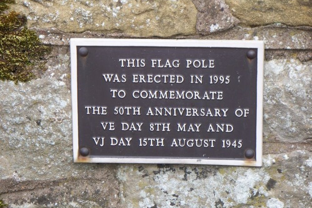 Flag Pole End of World War II. #1