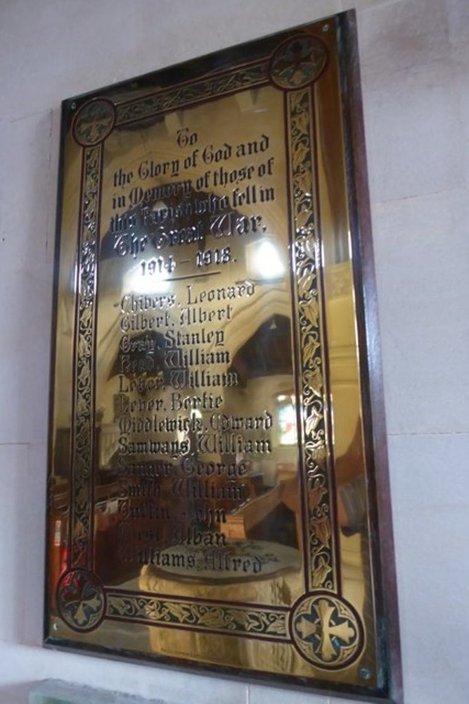 World War I Memorial Great Wishford #1