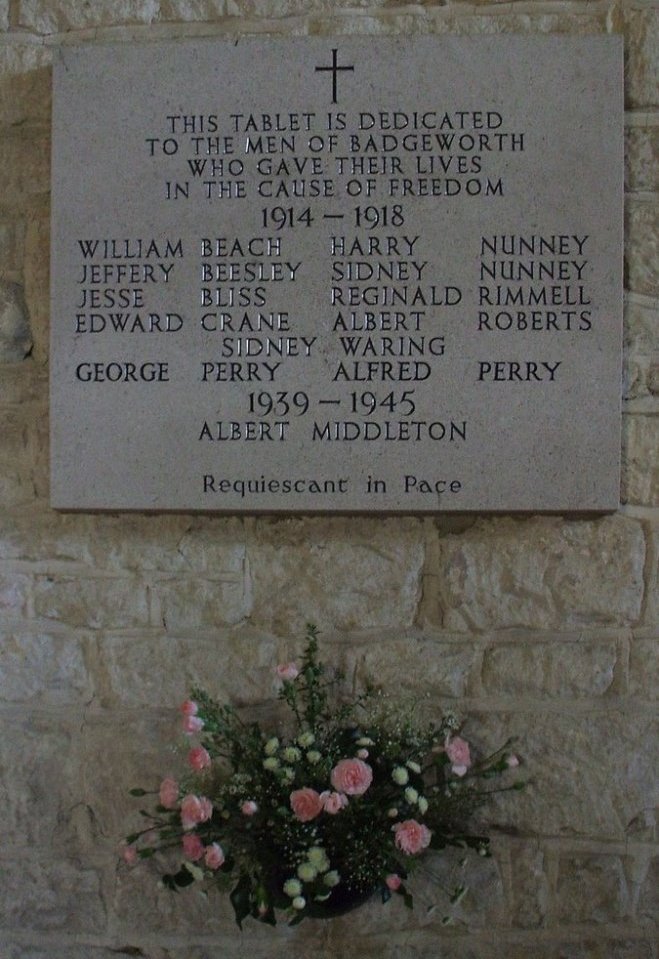 War Memorial Badgeworth