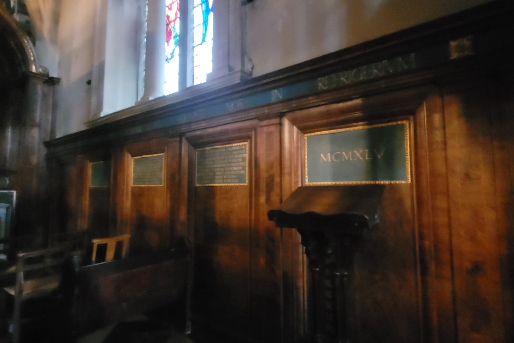 Memorial Chapel Holy Trinity Chelsea #2