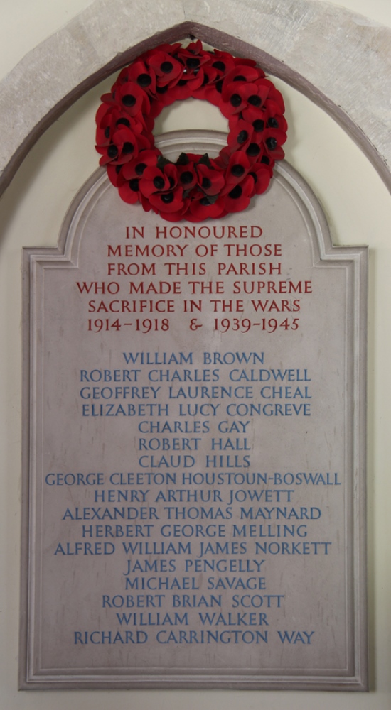 Oorlogsmonument St. Simon and St. Jude's Church