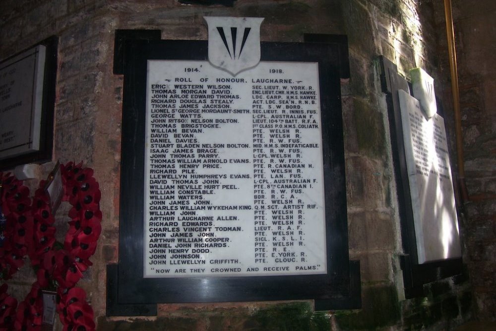 Monument Eerste Wereldoorlog Laugharne #1