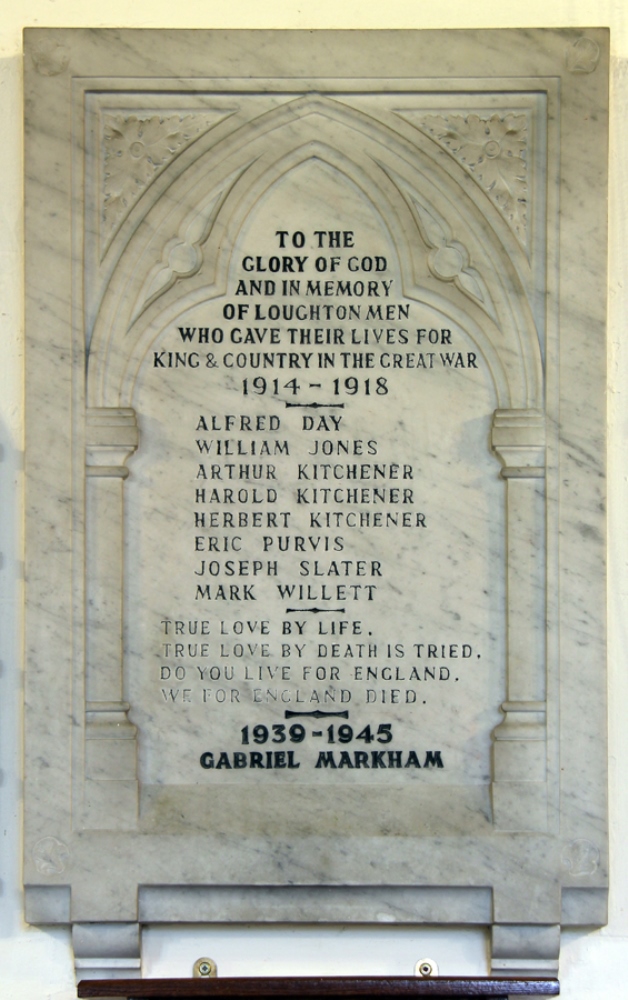 Oorlogsmonument Loughton