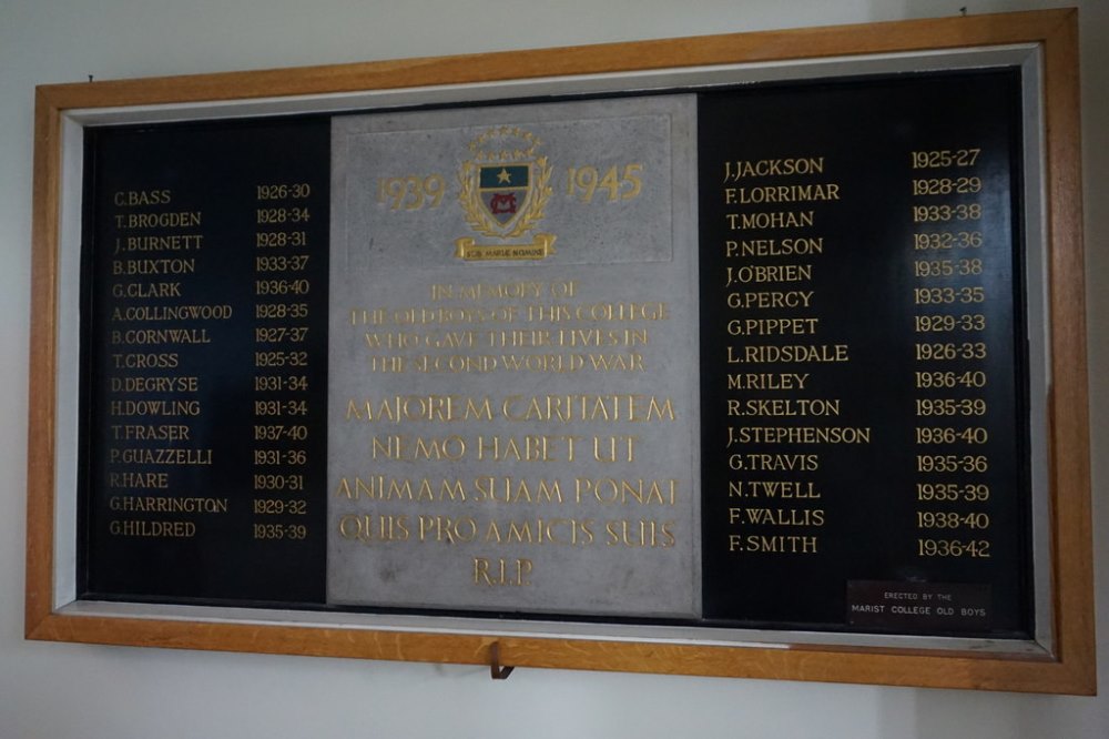 World War II Memorial Marist College #1