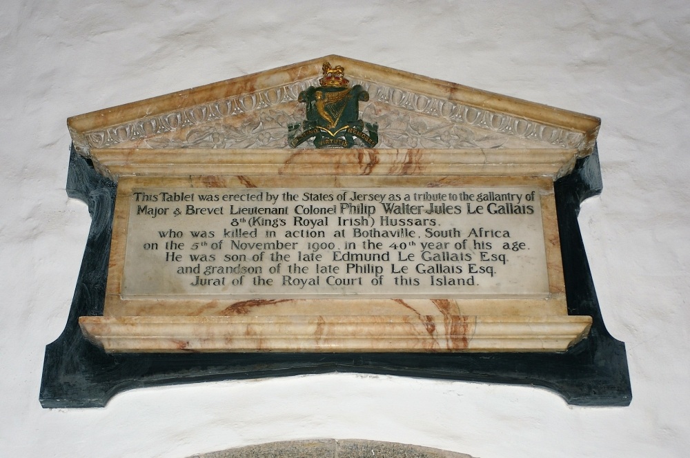 Plaquette Lt. Col. Philip Walter Jules Le Gallais