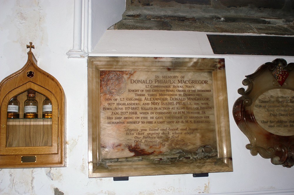 Plaque Lt. Commander Donald Priaulx Macgregor #1