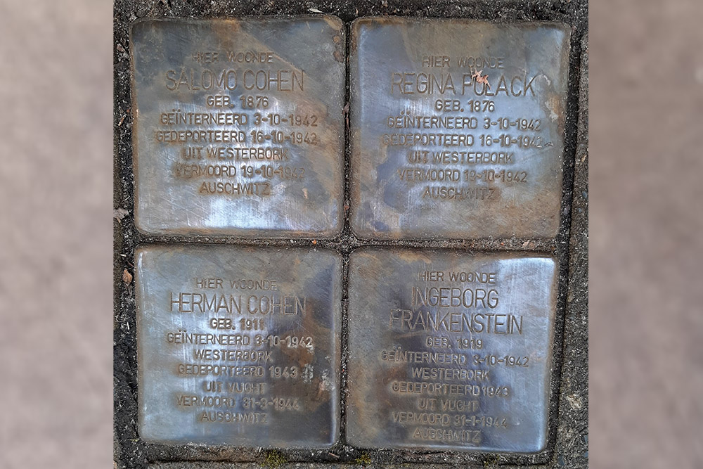 Stolpersteine Van Hamelstraat 23 #1