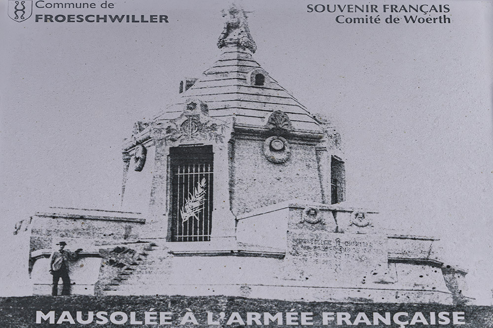 Memorial stone for French Mausoleum #4