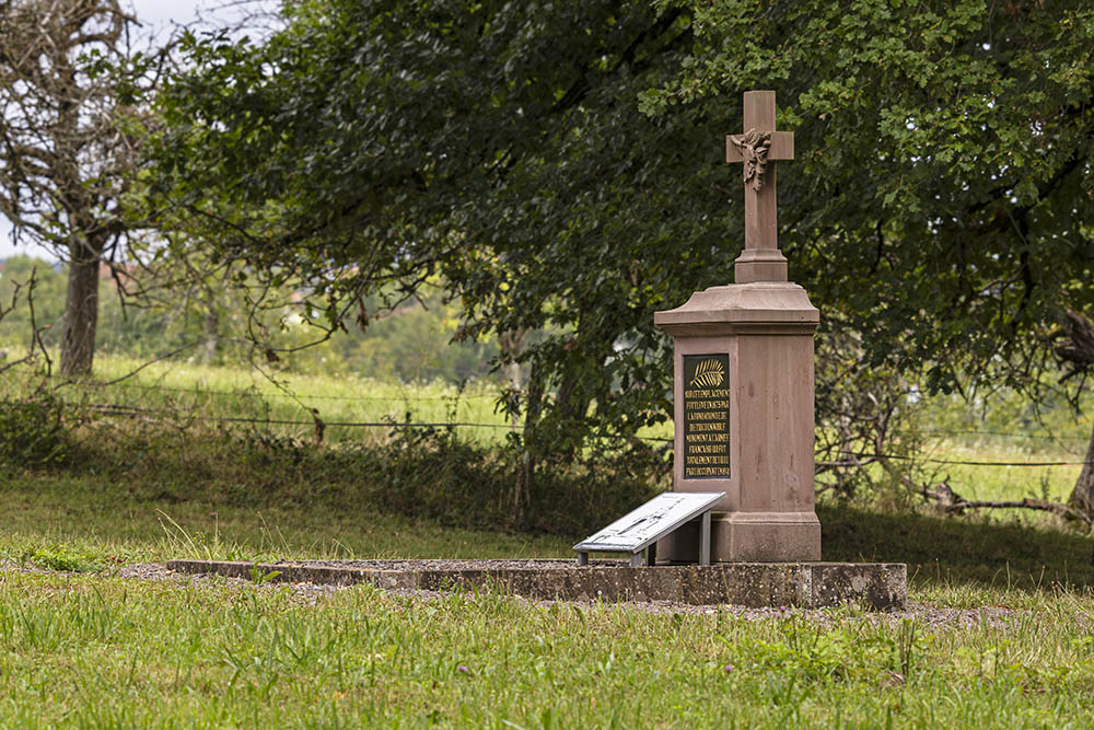 Memorial stone for French Mausoleum #2