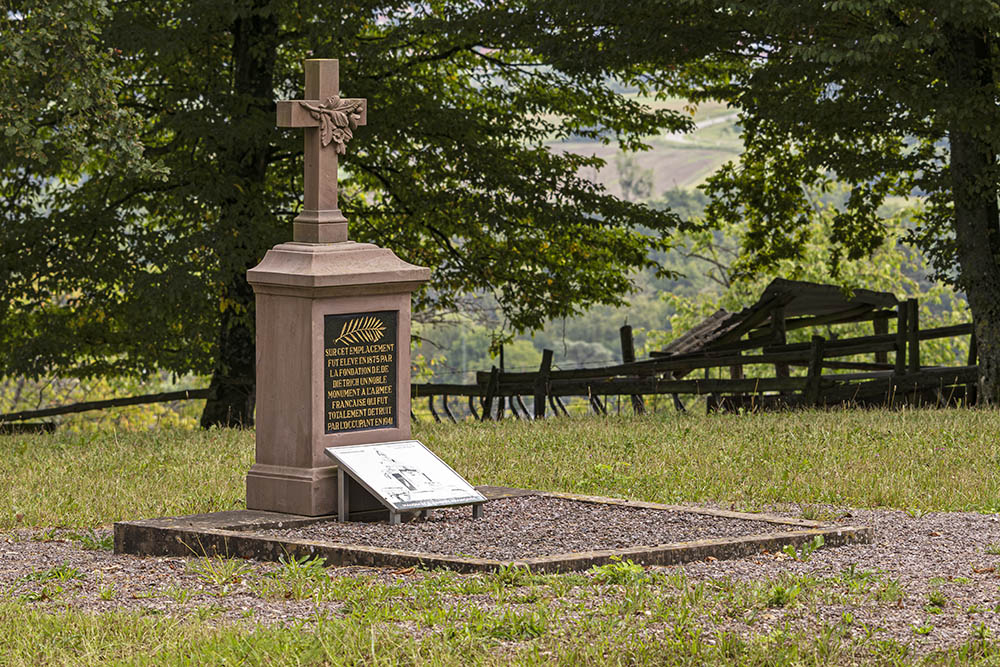 Memorial stone for French Mausoleum #3