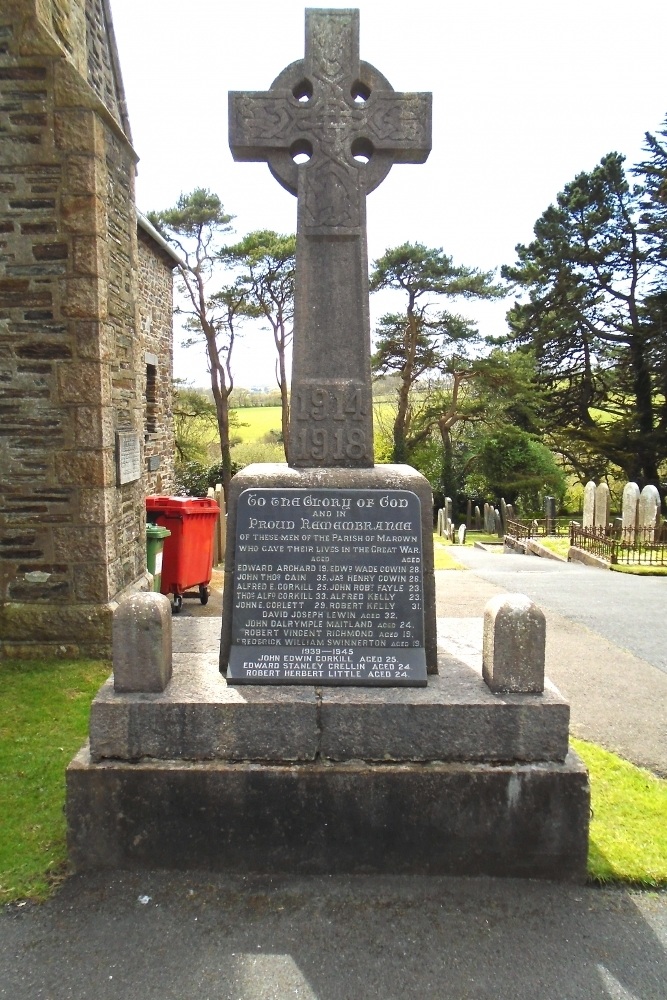 Oorlogsmonument Parochie van Marown #1