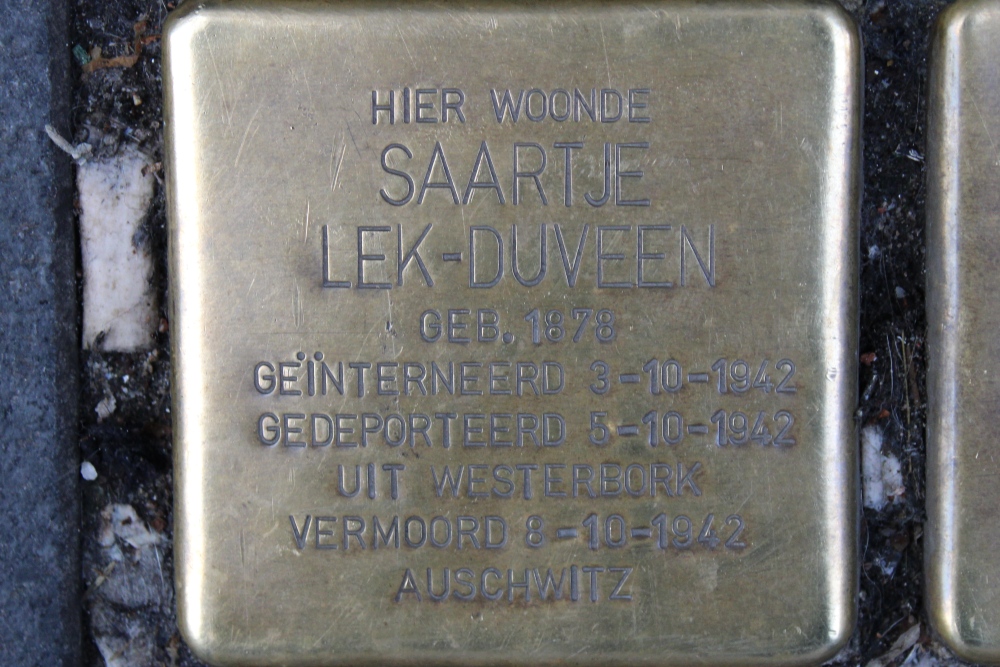 Stumbling Stones Zeedijk 56 #2