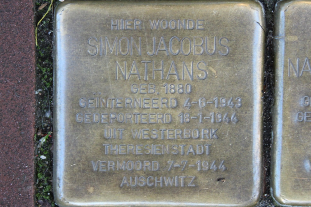 Stumbling Stones Nieuwe Hoogstraat 19 #2