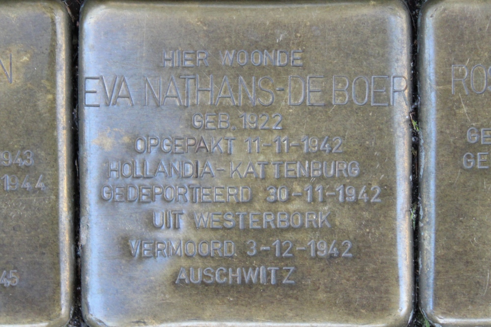 Stumbling Stones Nieuwe Hoogstraat 19 #5