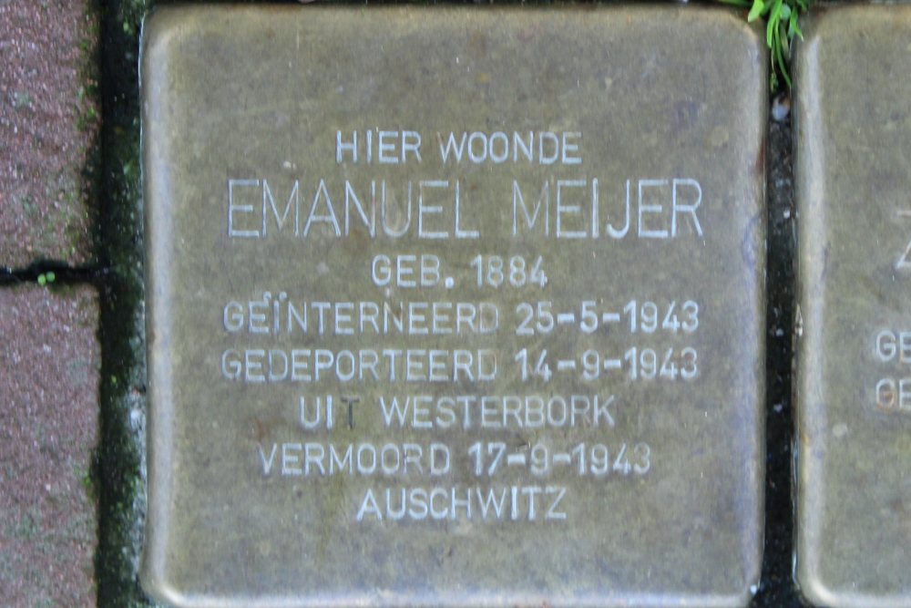 Stolpersteine Zwanenburgwal 188 #2