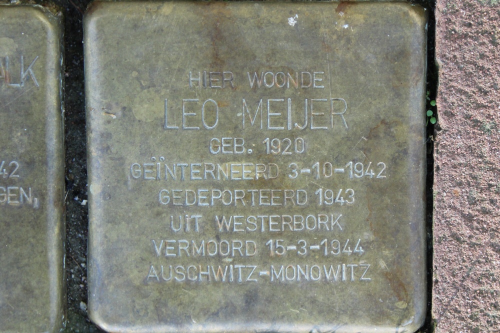 Stolpersteine Zwanenburgwal 188 #5