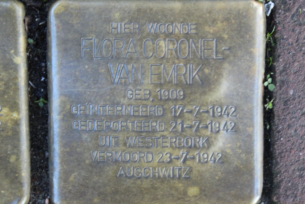 Stolpersteine Staalstraat 19 #3